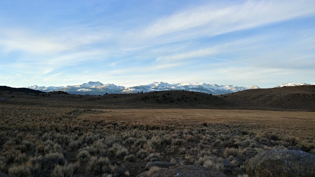 Sierra Nevadas viewed from the east